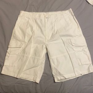 Mens Polo shorts all white